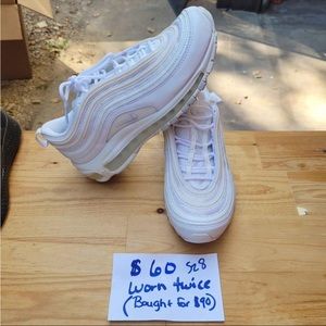 White Nike sneakers